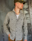 BM Shirt Grey Oatmeal Flannel