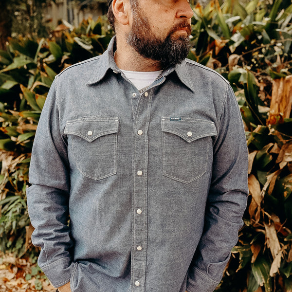 yoke SELVEDGE LINE DENIM SHIRT JACKET - Gジャン/デニムジャケット