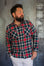 Crazy Check Navy