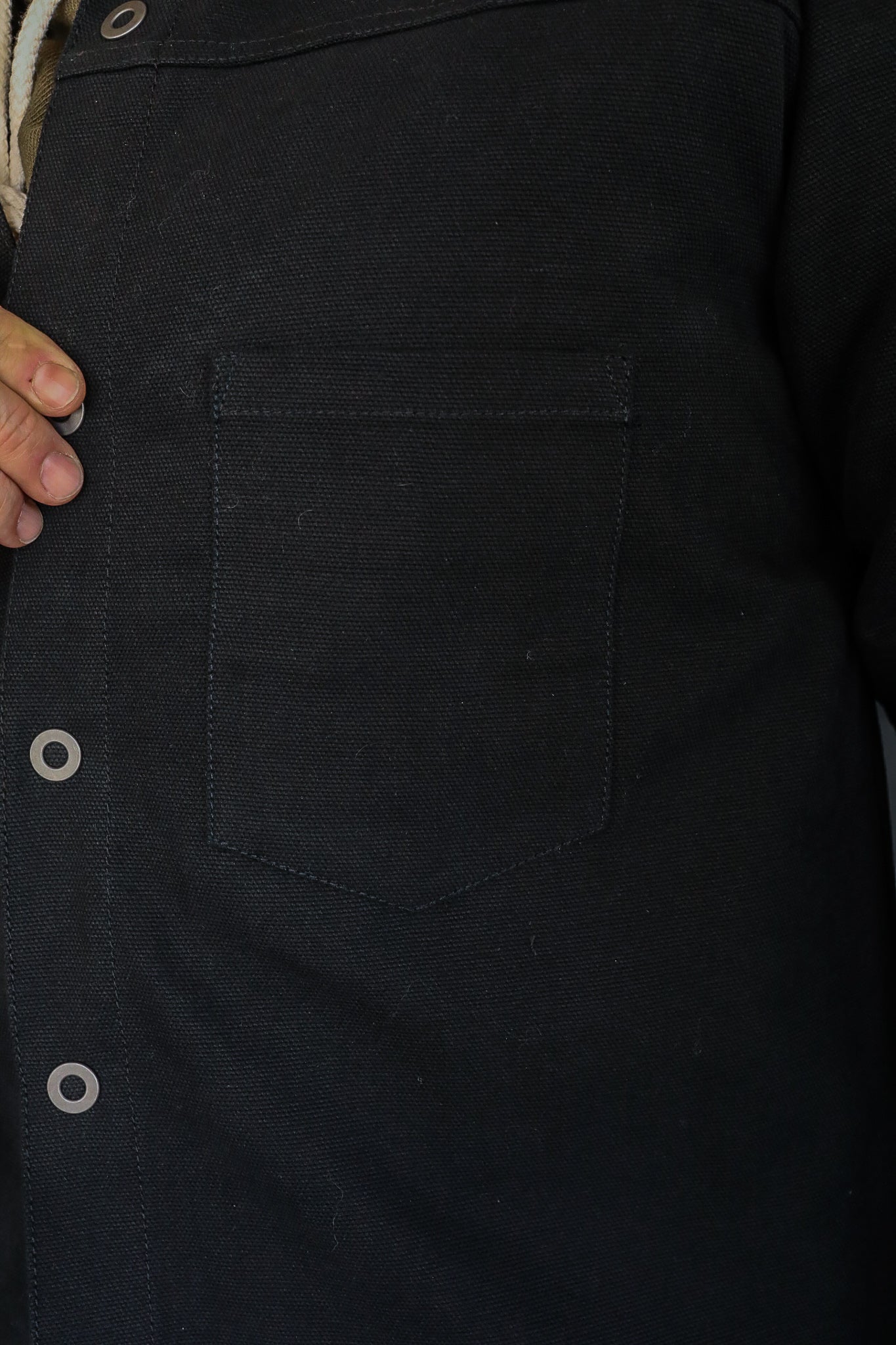 9 oz Black Cotton Shirt