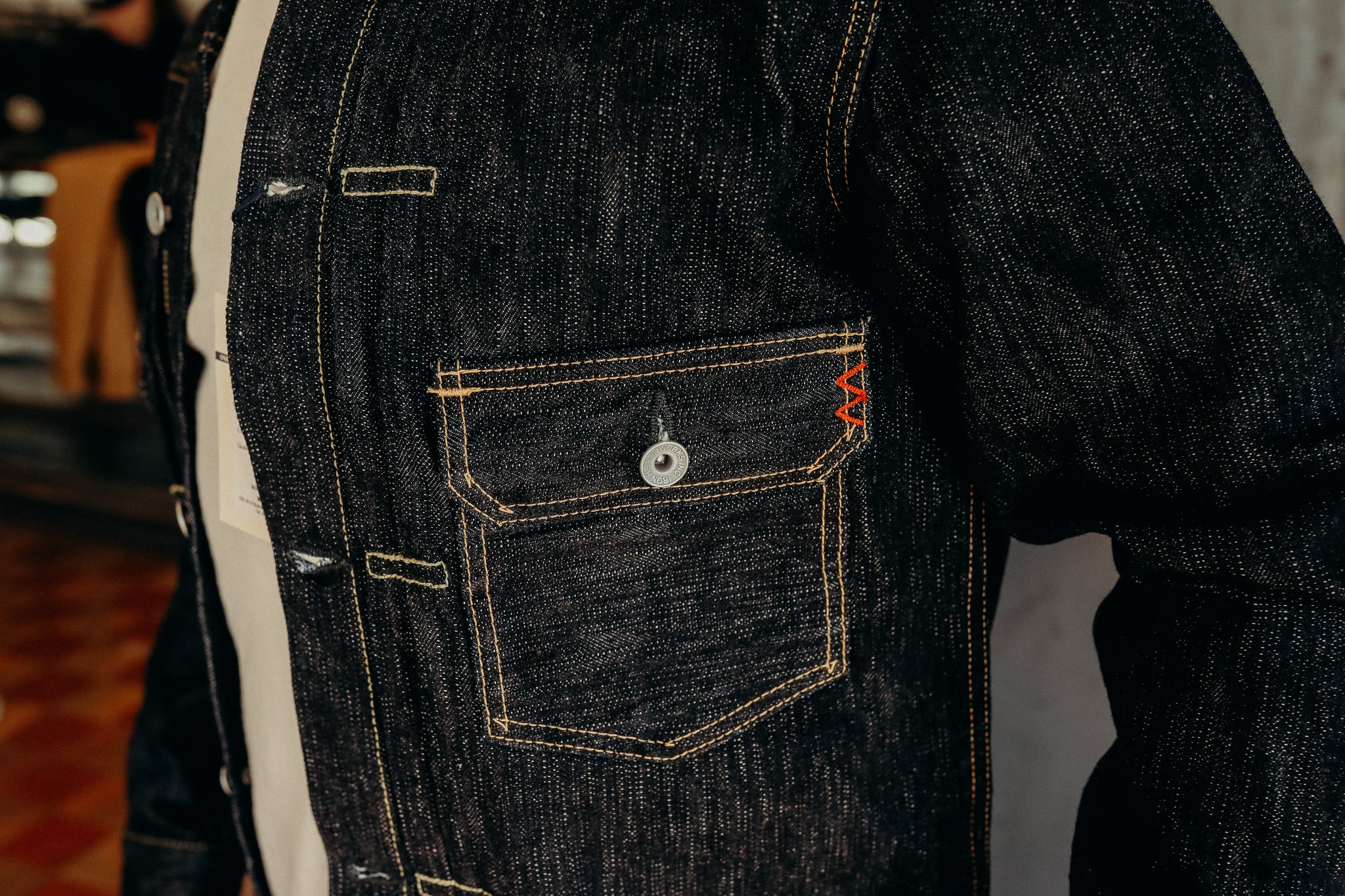 16oz Slubby Selvedge Denim Type II Jacket - Indigo IHJ-507
