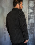 12oz Wabash Work Shirt - Black With Black Buttons IHSH-266-BLK