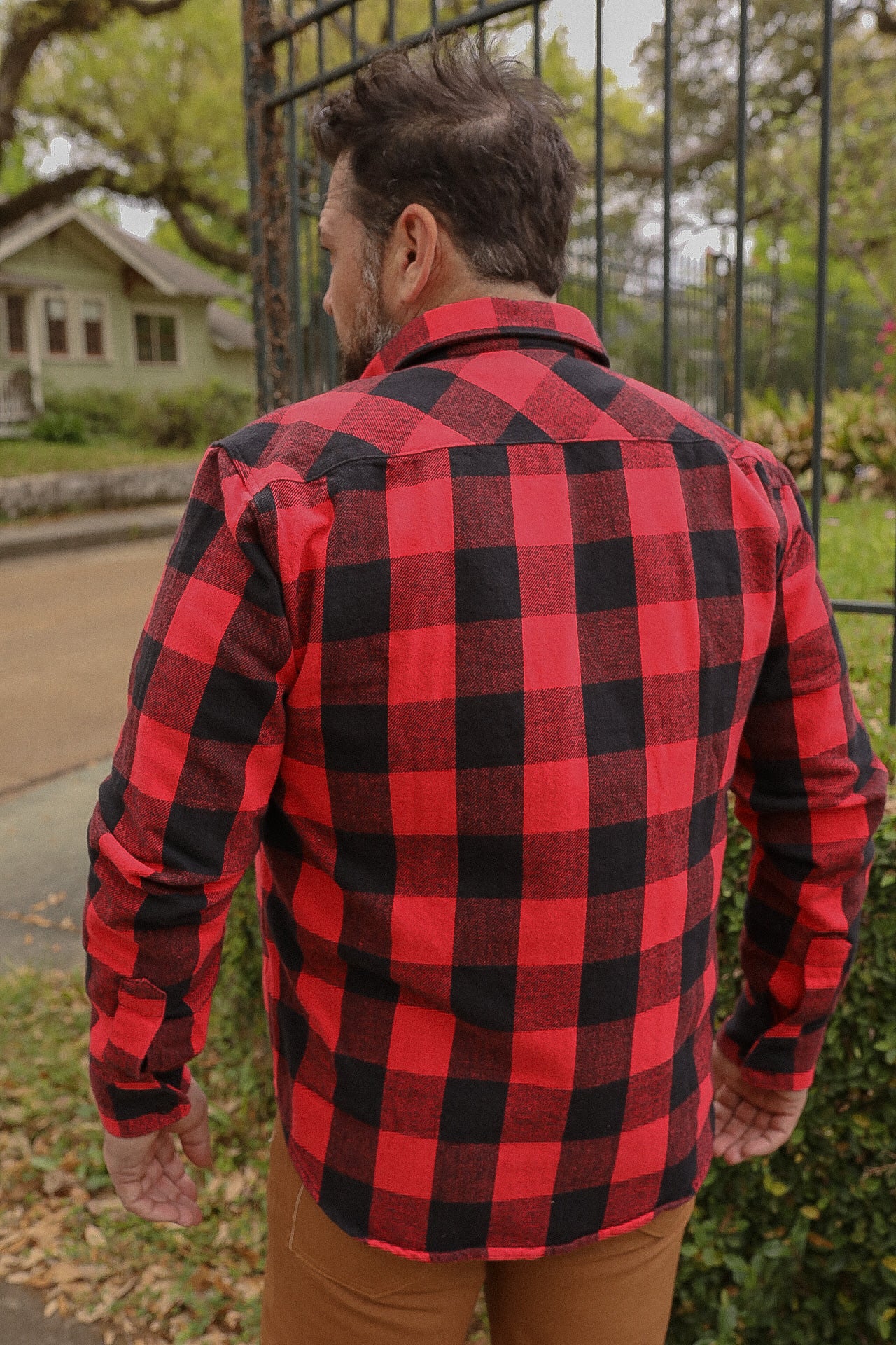 Norris Shirt -  Black / red