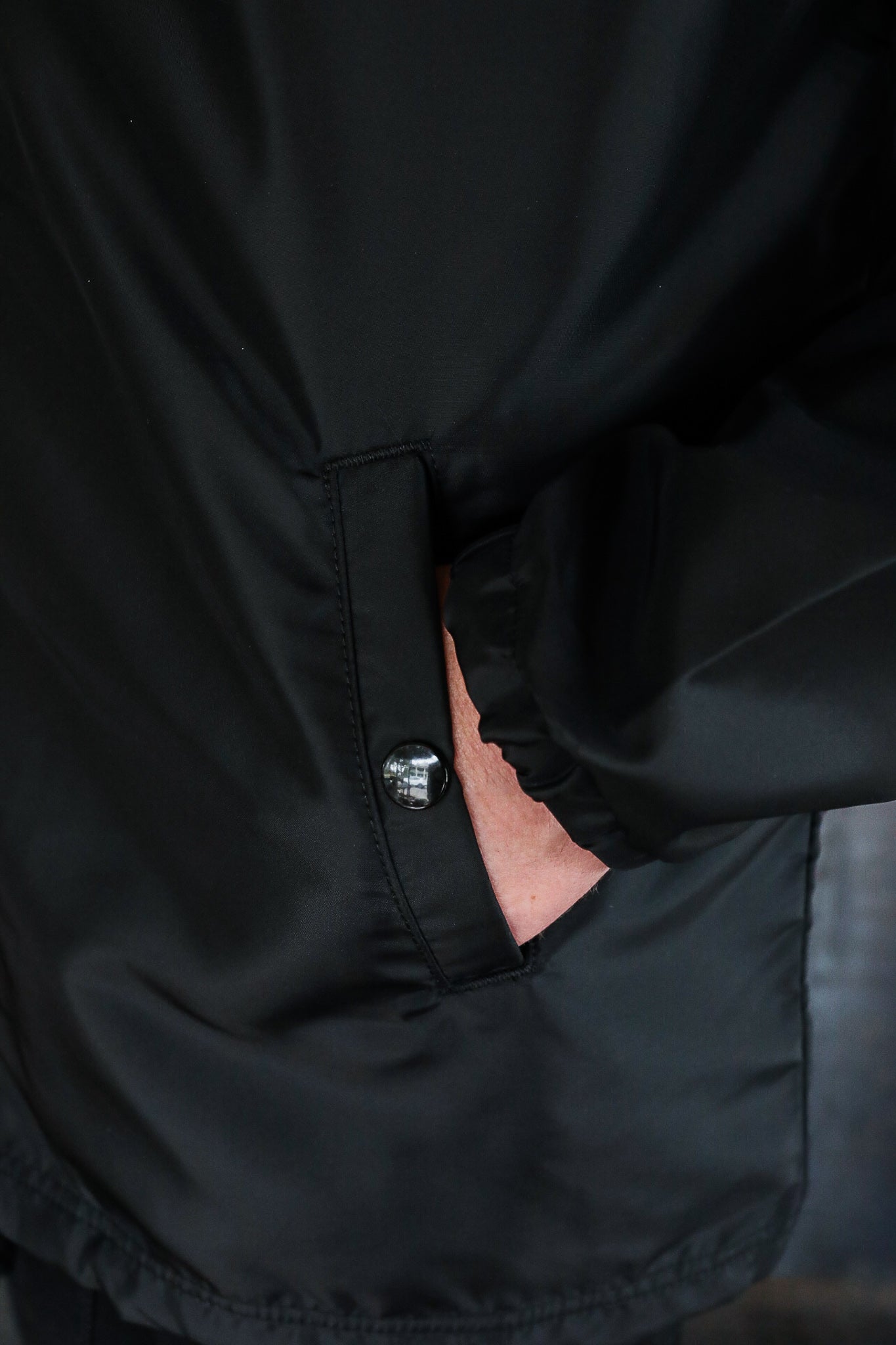 20th Anniversary Nylon Windbreaker - Black