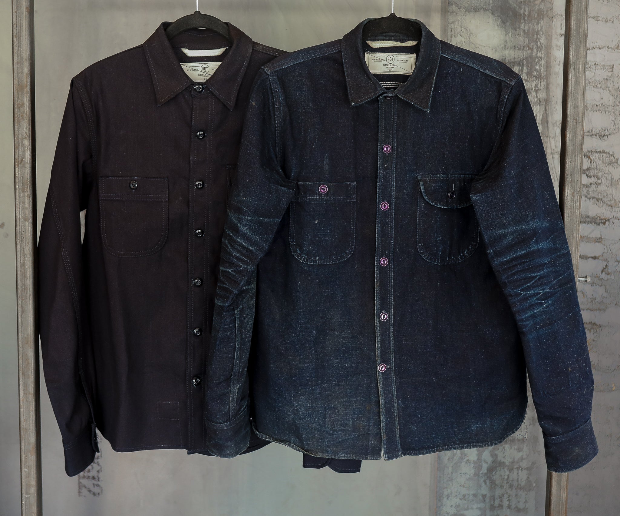 Indigo Selvedge Canvas, ISC Work Shirt