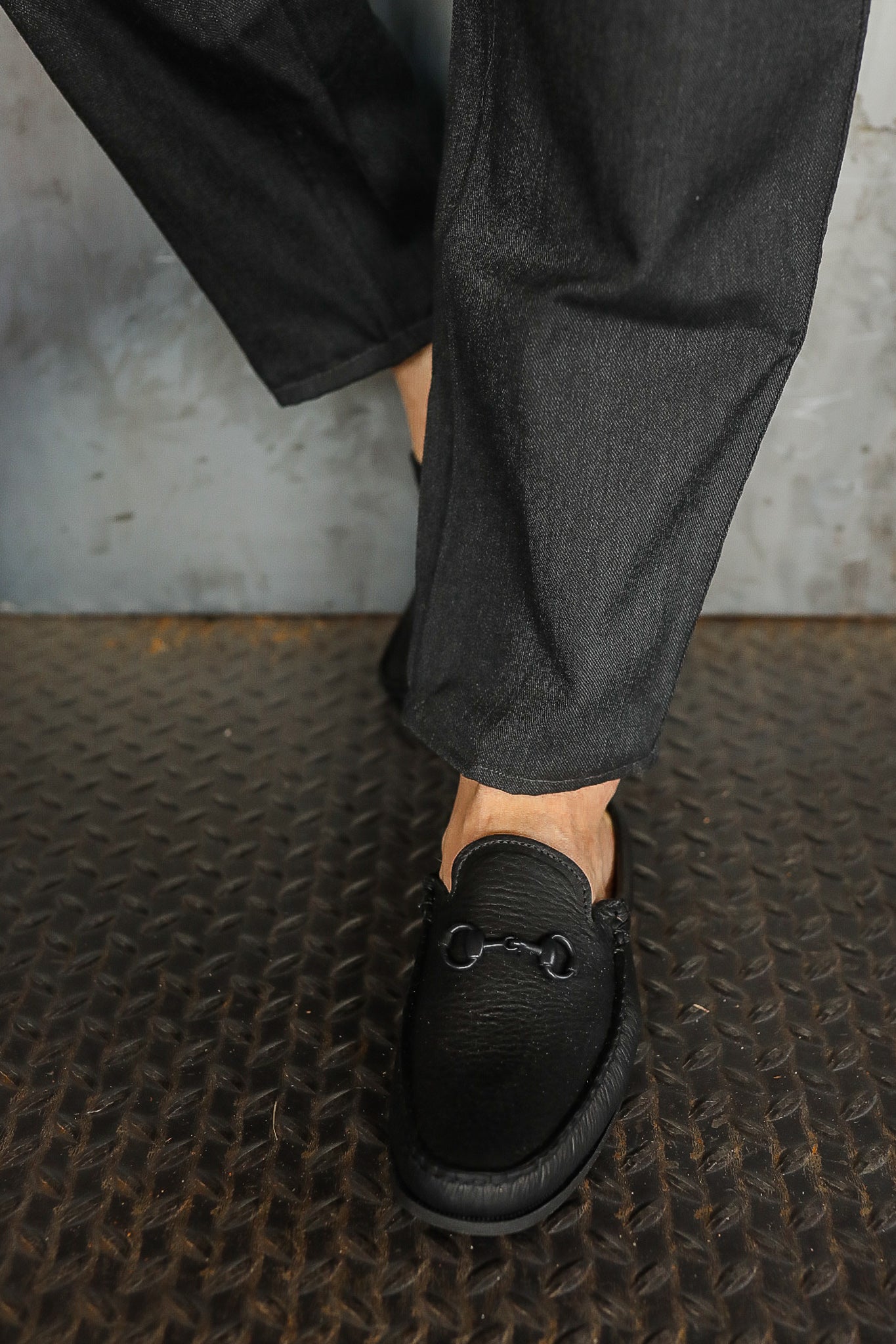 Easy Bit Moc Loafer in Black Grizzly – Iron Shop Provisions