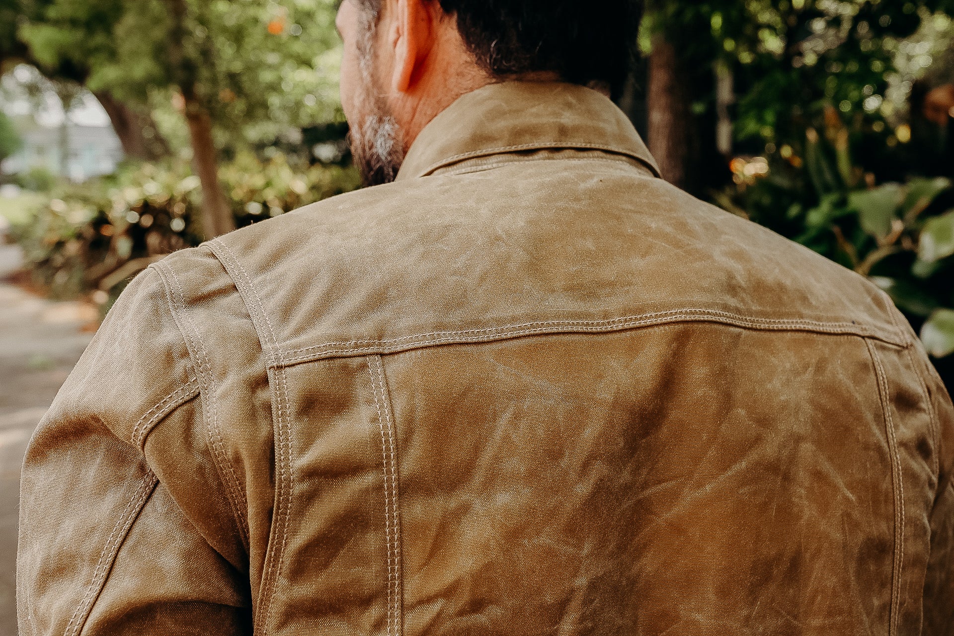 Riders Jacket Waxed Canvas in Tumbleweed RJ-1 – Iron Shop