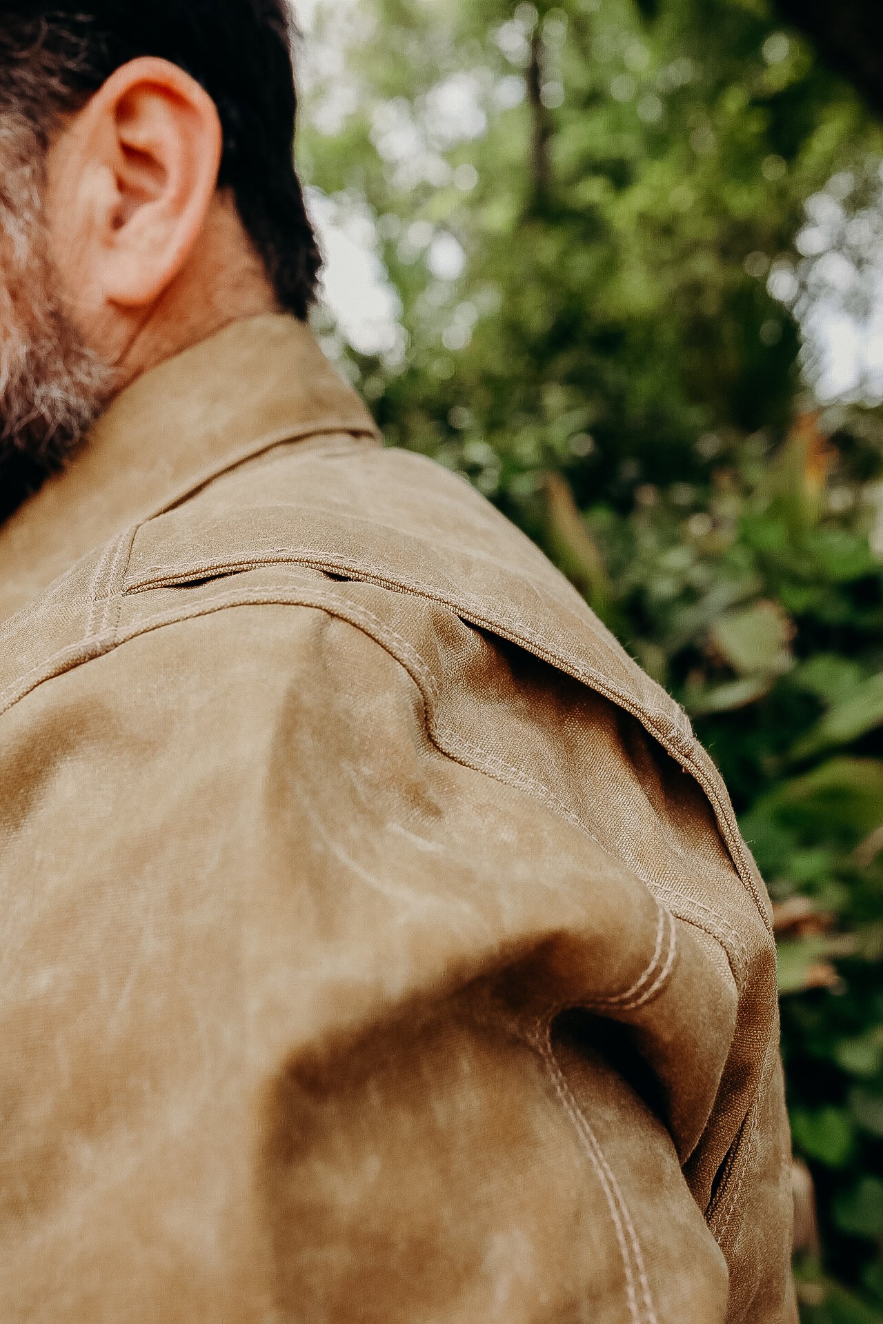 Riders Jacket Waxed Canvas in Tumbleweed RJ-1 – Iron Shop