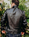 Japanese horsehide Modified Type III Jacket - Black (Tea-Core Dyed)