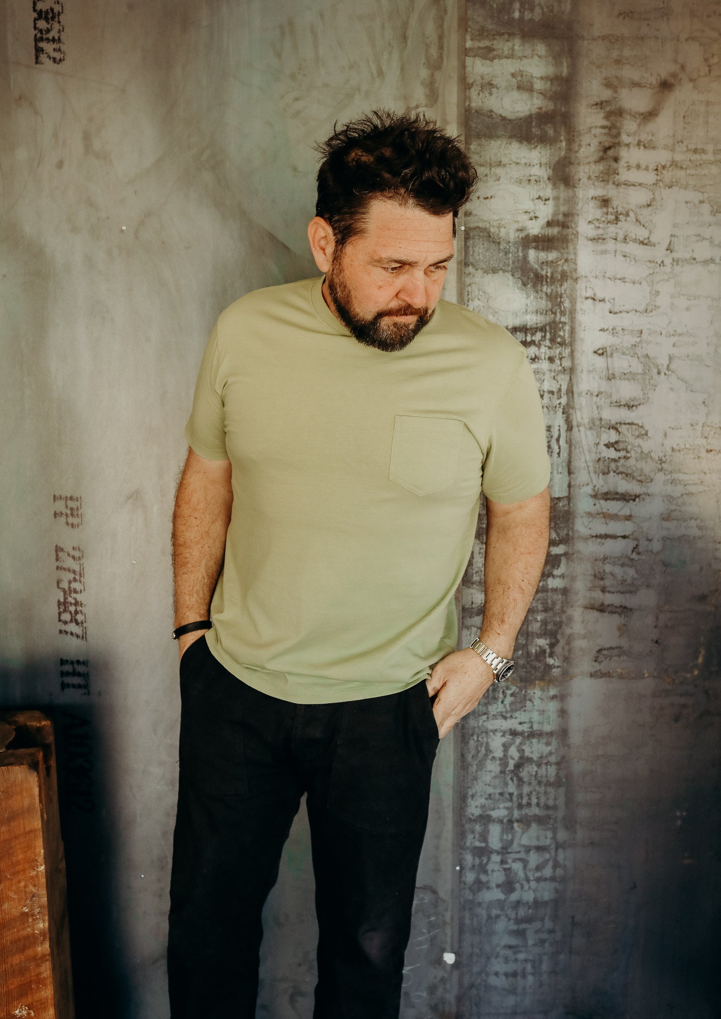 Primary Classic T-Shirt in Green Tea