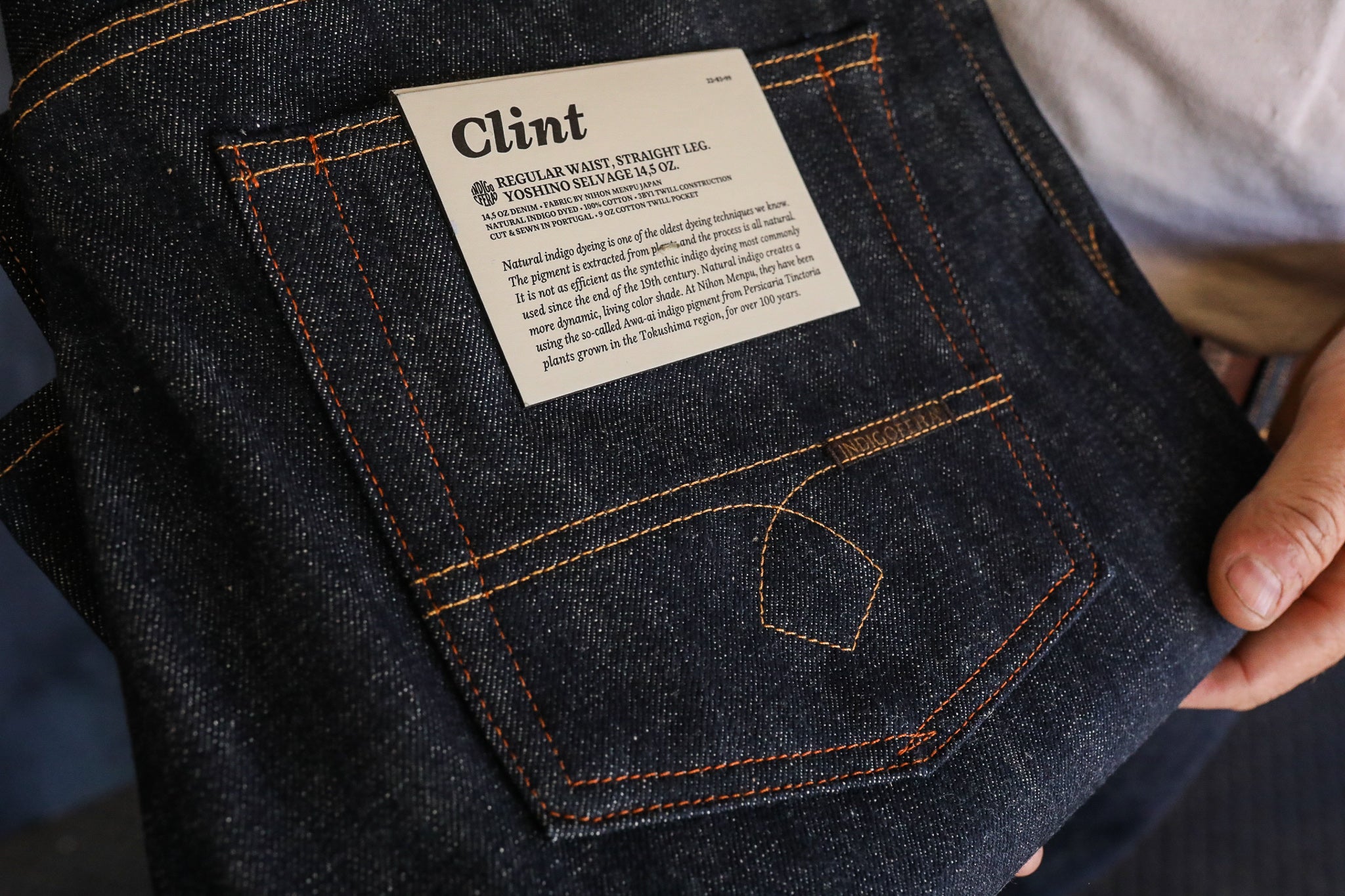 Clint Jeans - Yoshino Natural Indigo