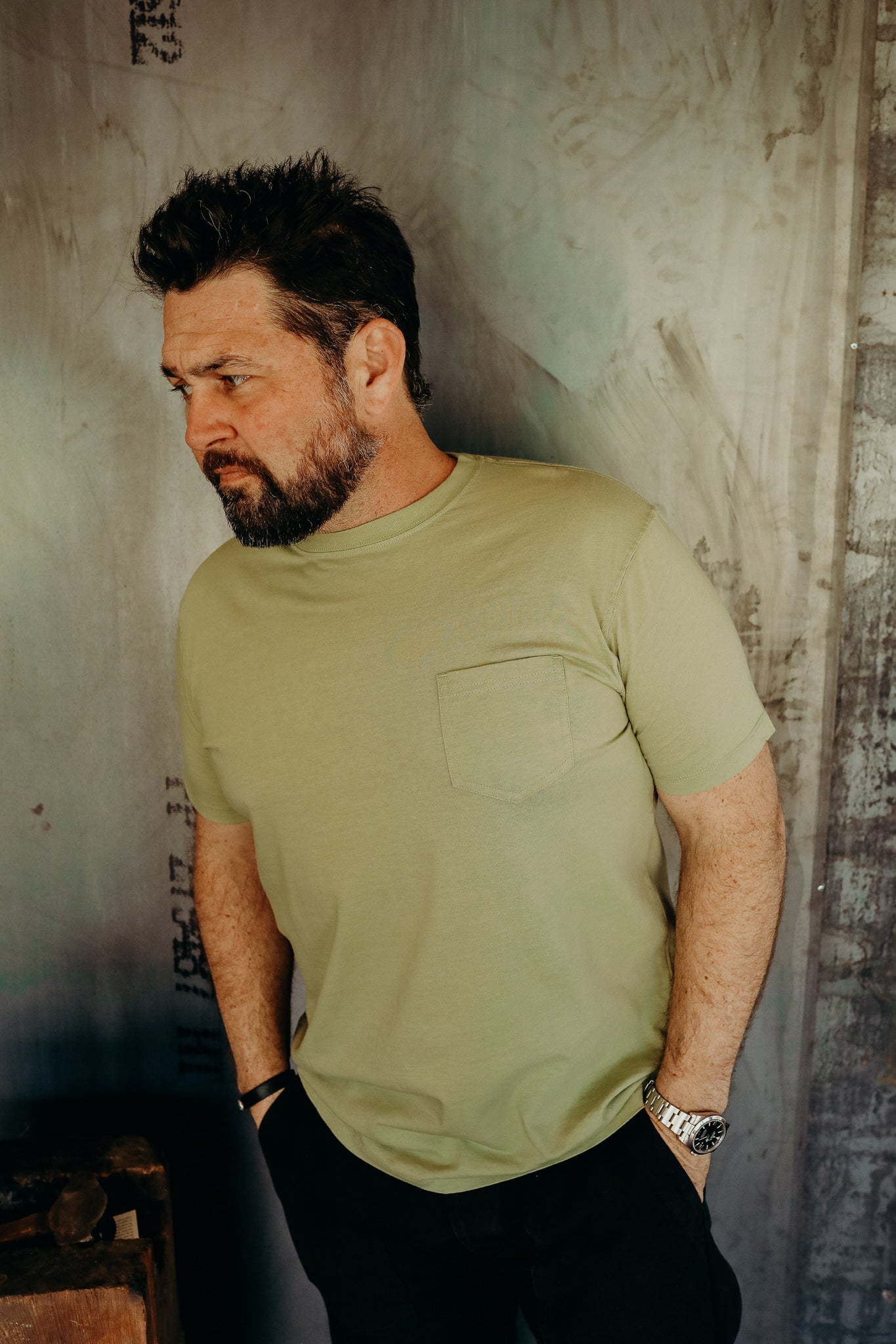 Primary Classic T-Shirt in Green Tea