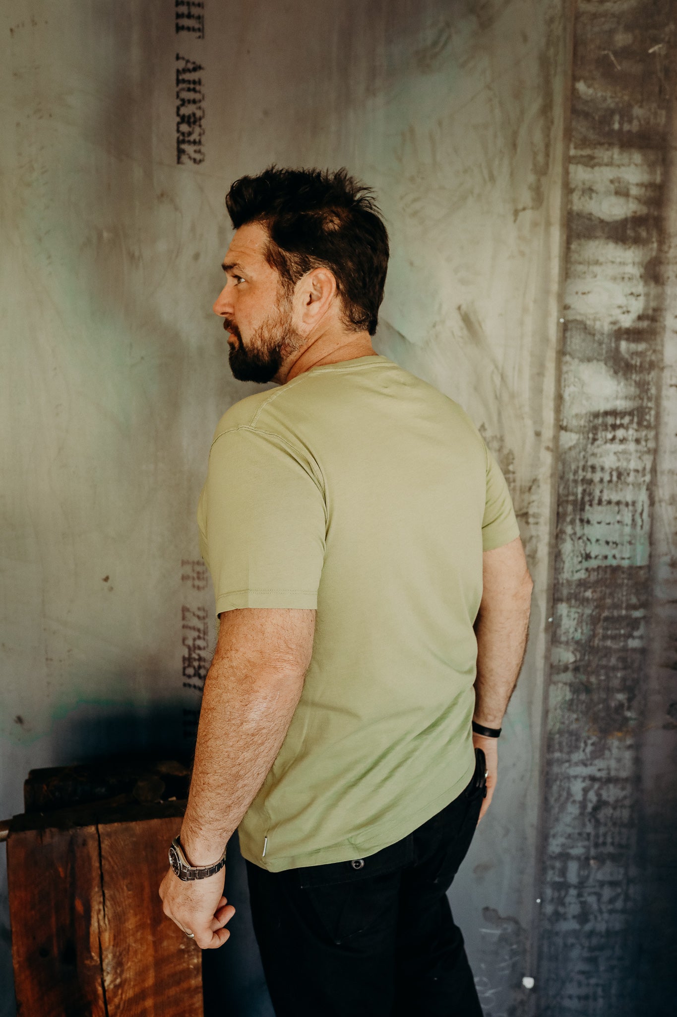 Primary Classic T-Shirt in Green Tea