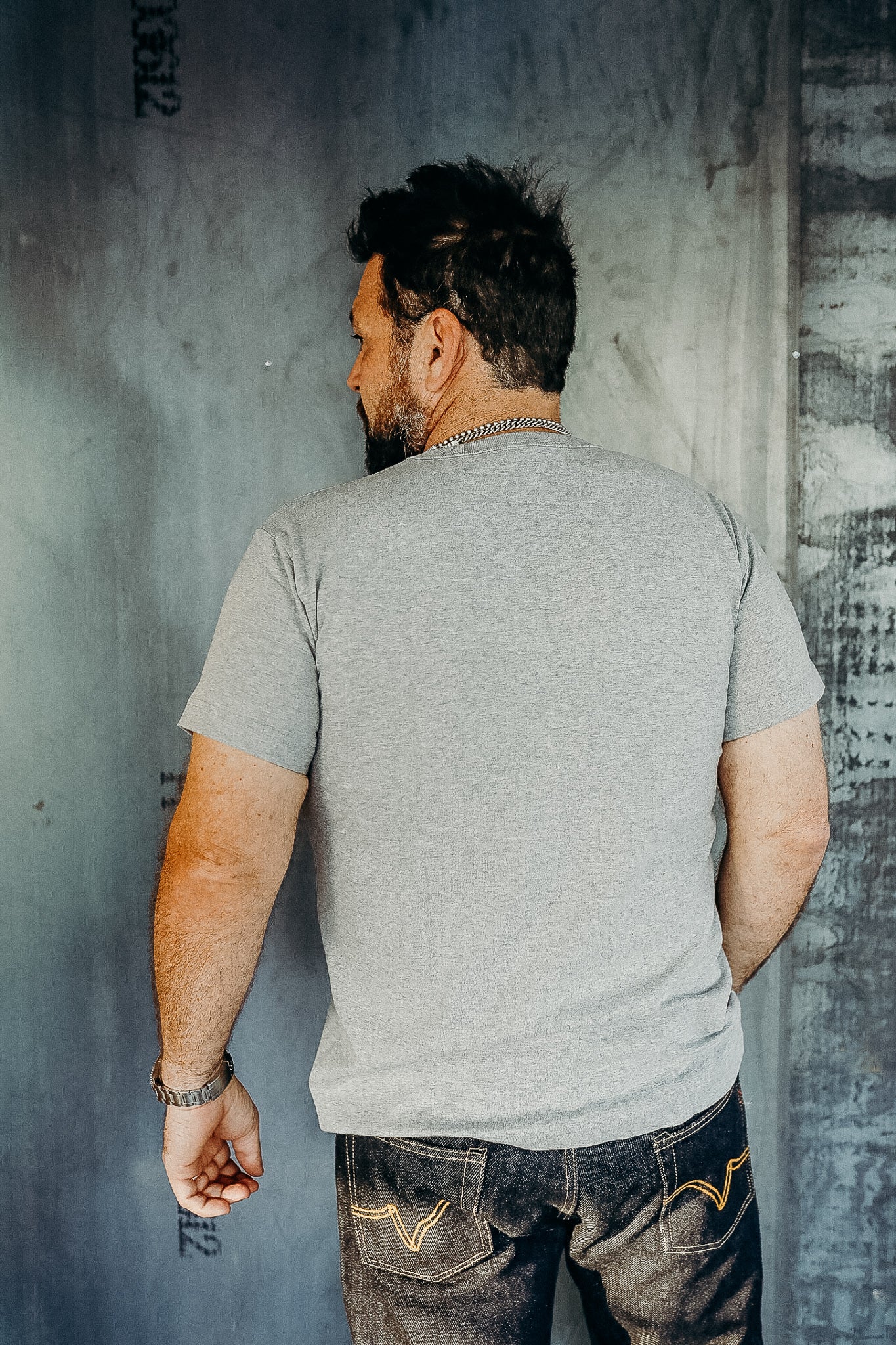 Gray Heavyweight NO POCKET T⁠-⁠Shirt (2 Pack)