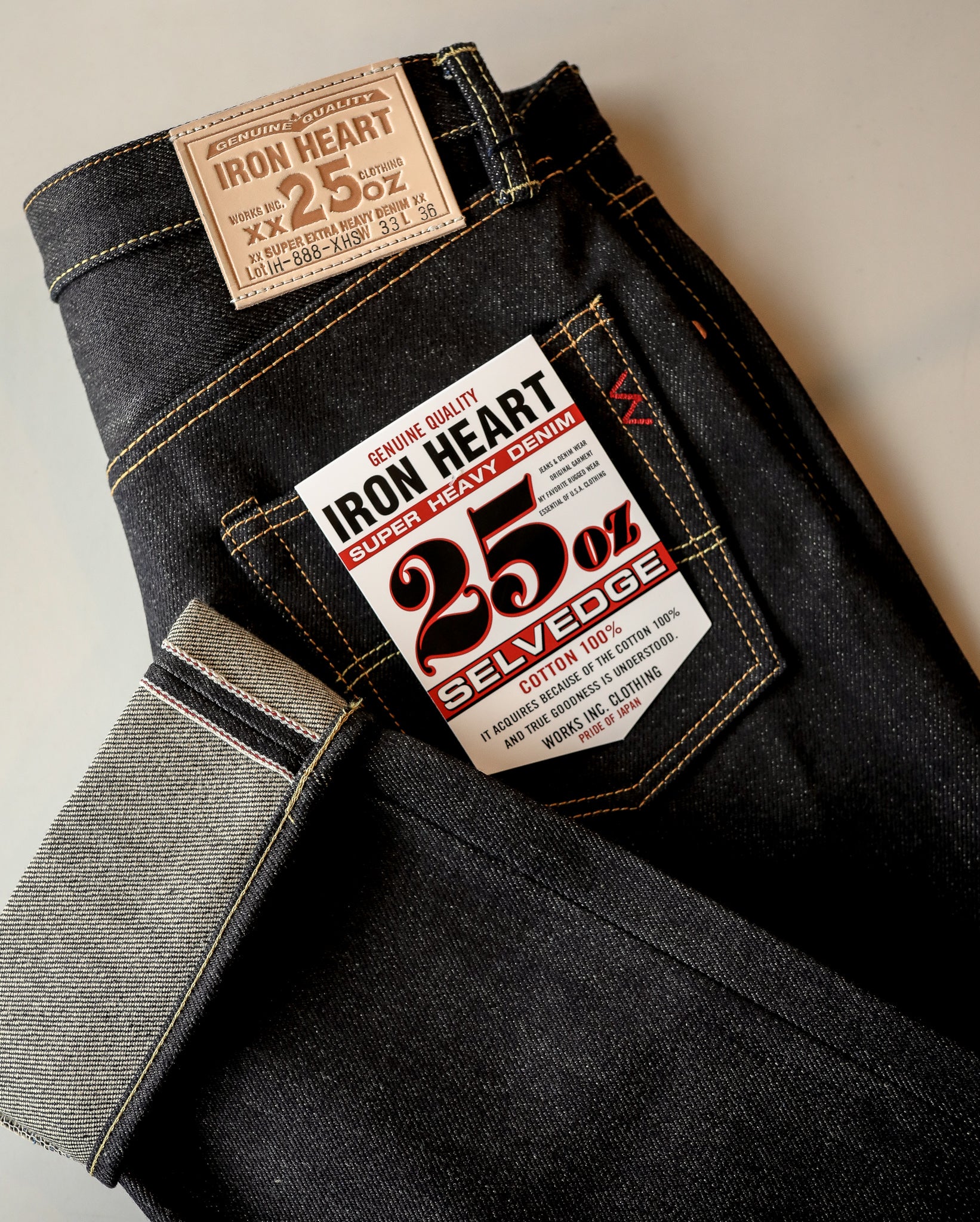 25oz Selvedge Tapered - Indigo IH-888-XHS