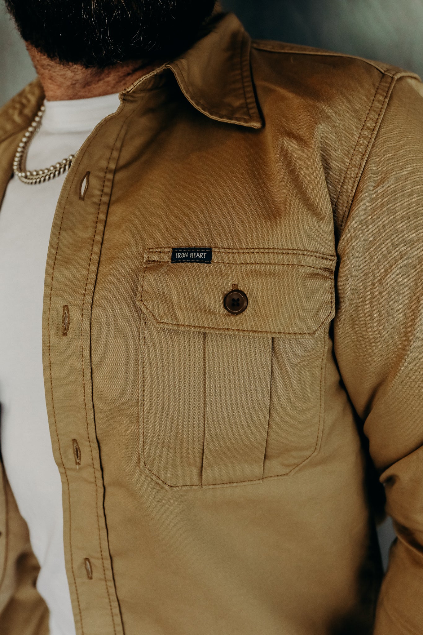 9oz Military Shirt - Beige