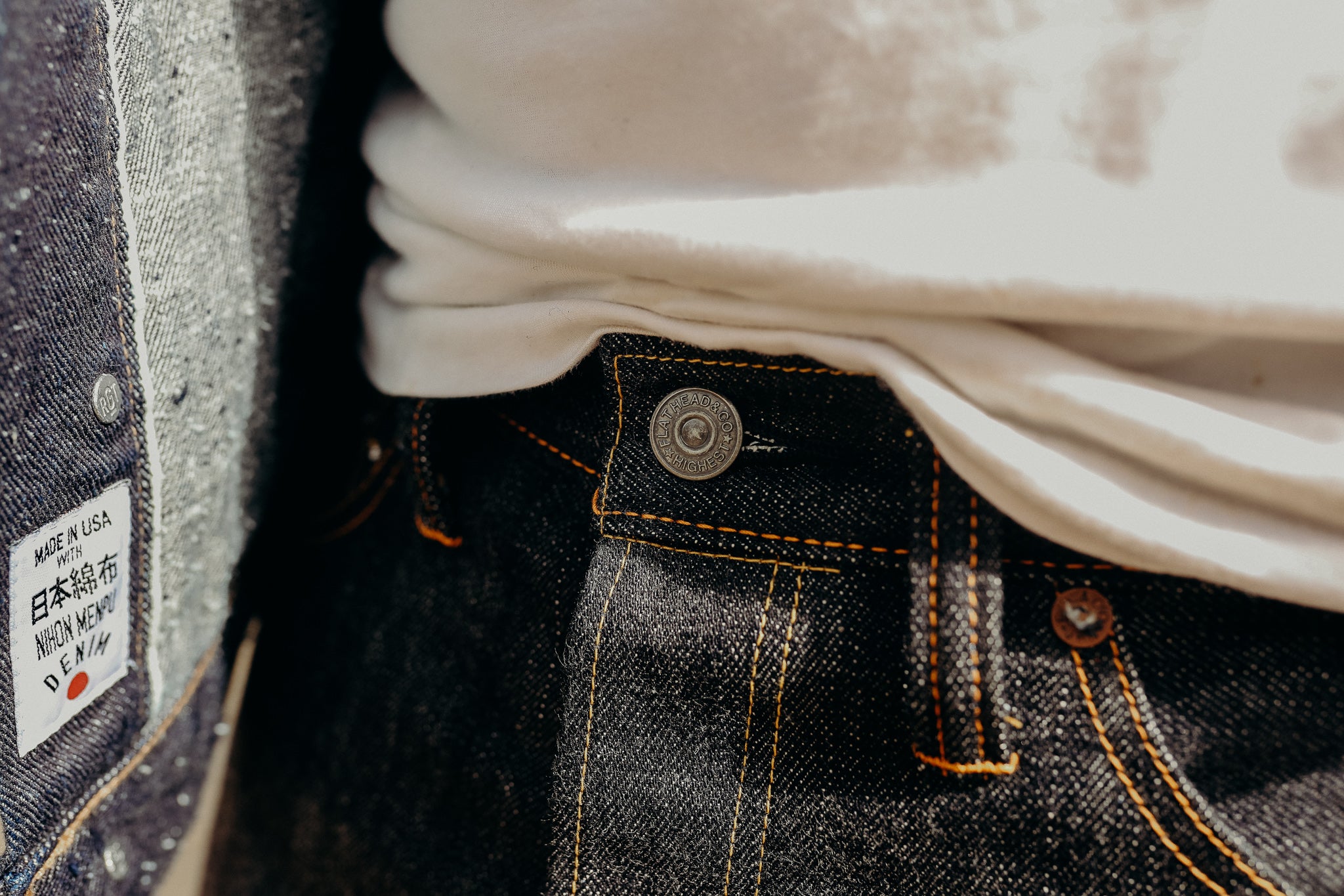 The Flat Head 14.5oz 3004 Wide Straight