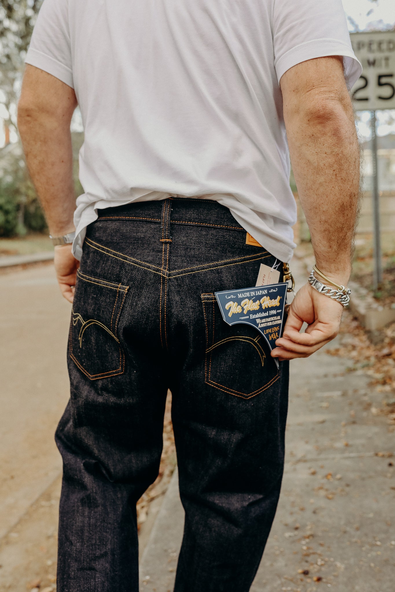 The Flat Head 14.5oz 3004 Wide Straight