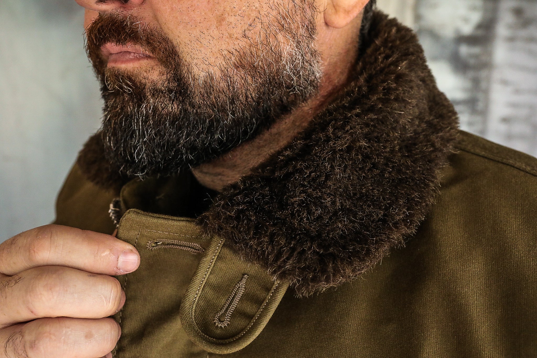 Oiled Whipcord N1 Deck Jacket - Army Green - IHM-37 – Iron Shop