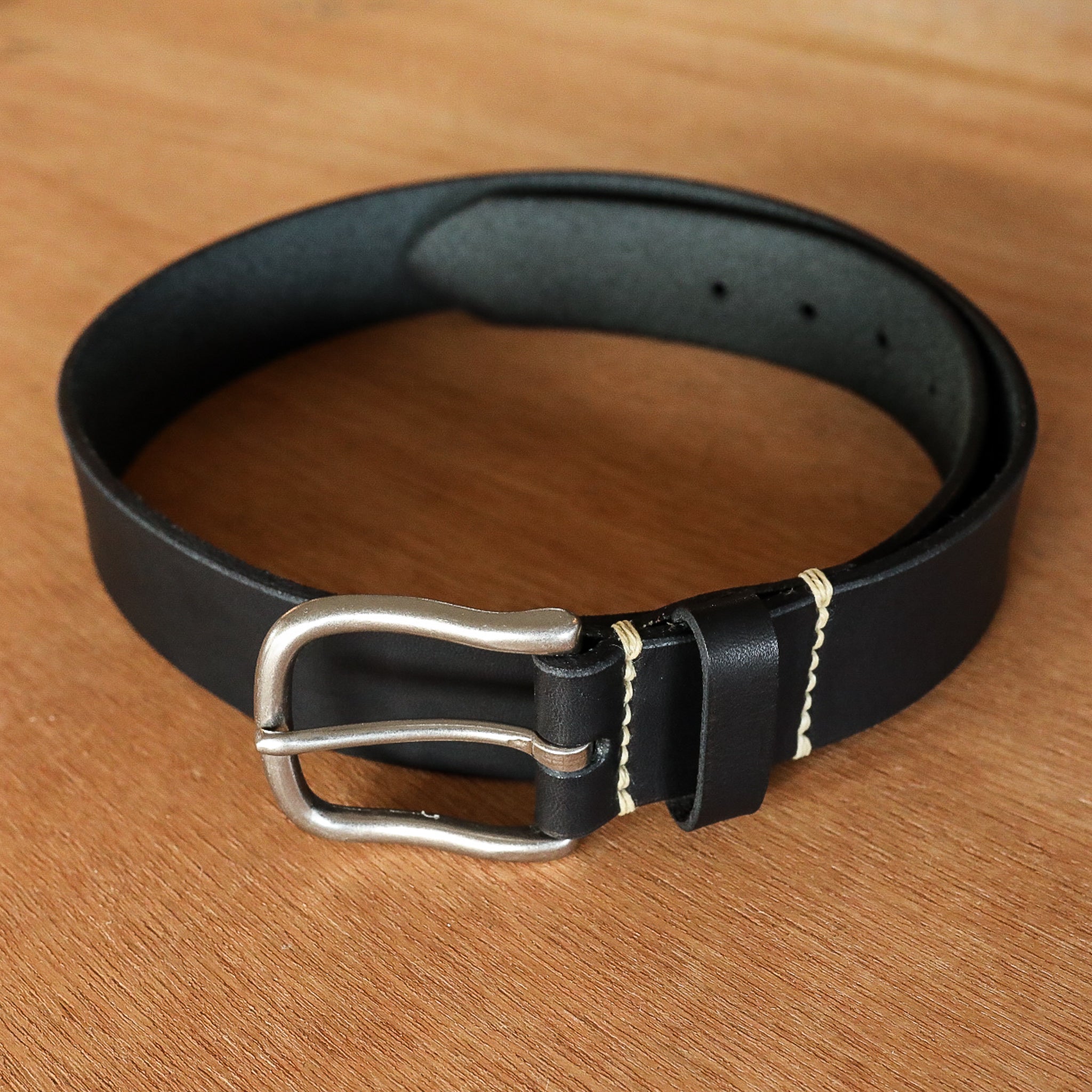 Tochigi Leather Belt ⁠-⁠ Black