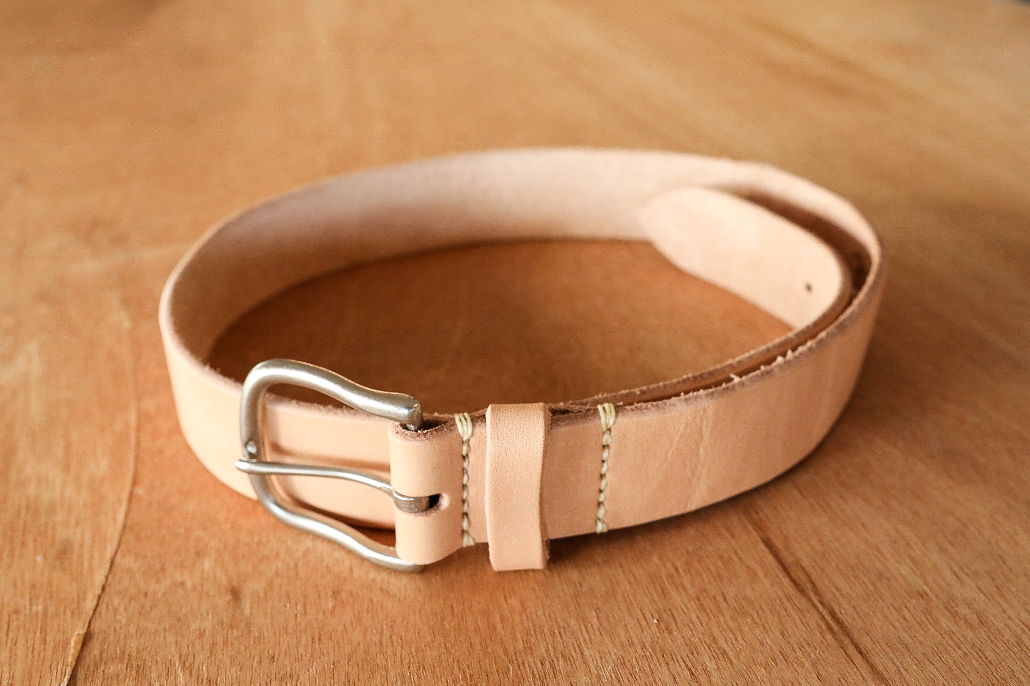 Tochigi Leather Belt ⁠-⁠ Natural