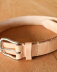 Tochigi Leather Belt ⁠-⁠ Natural