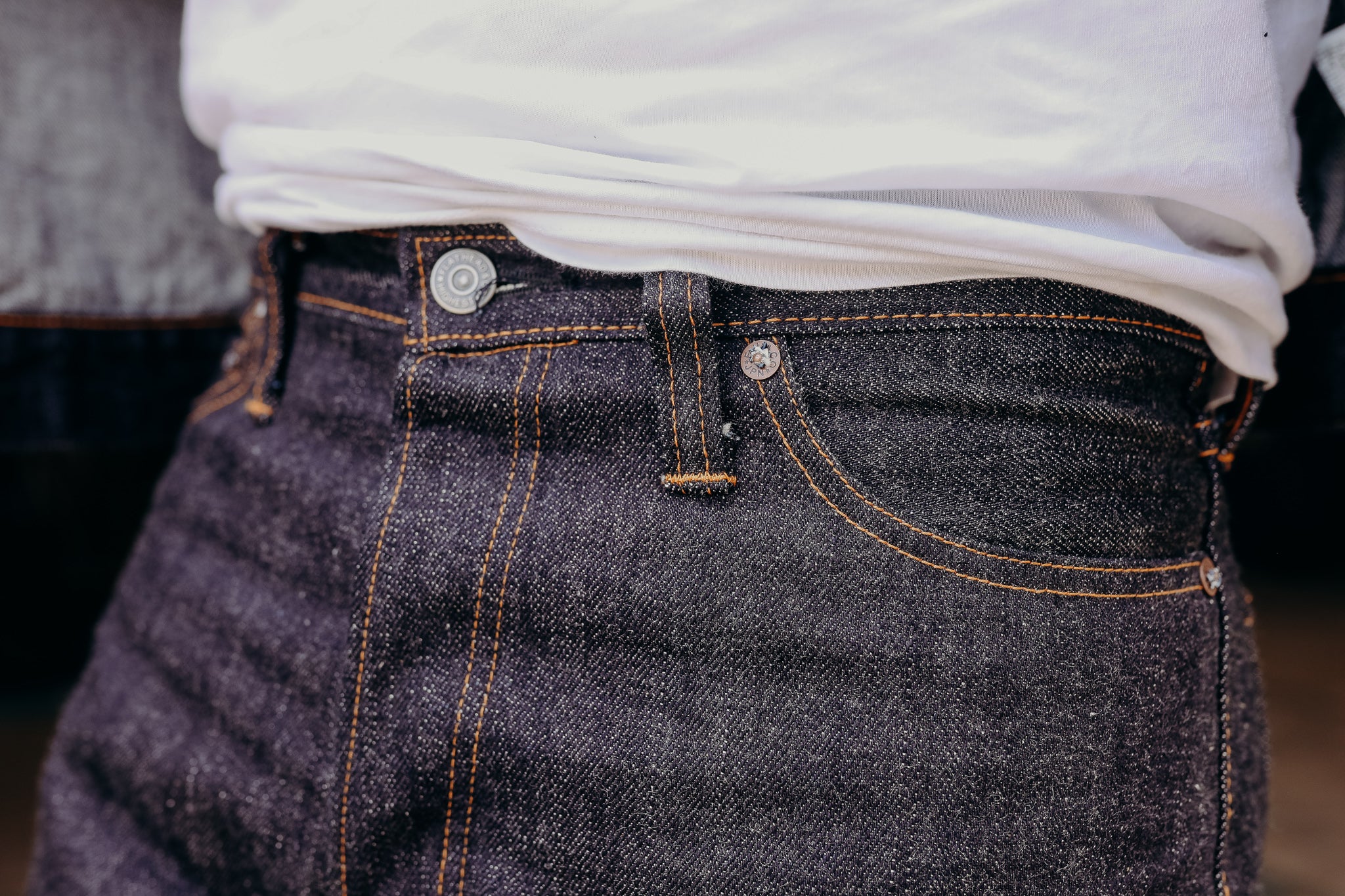 The Flat Head 14.5oz 3009 Tapered Straight