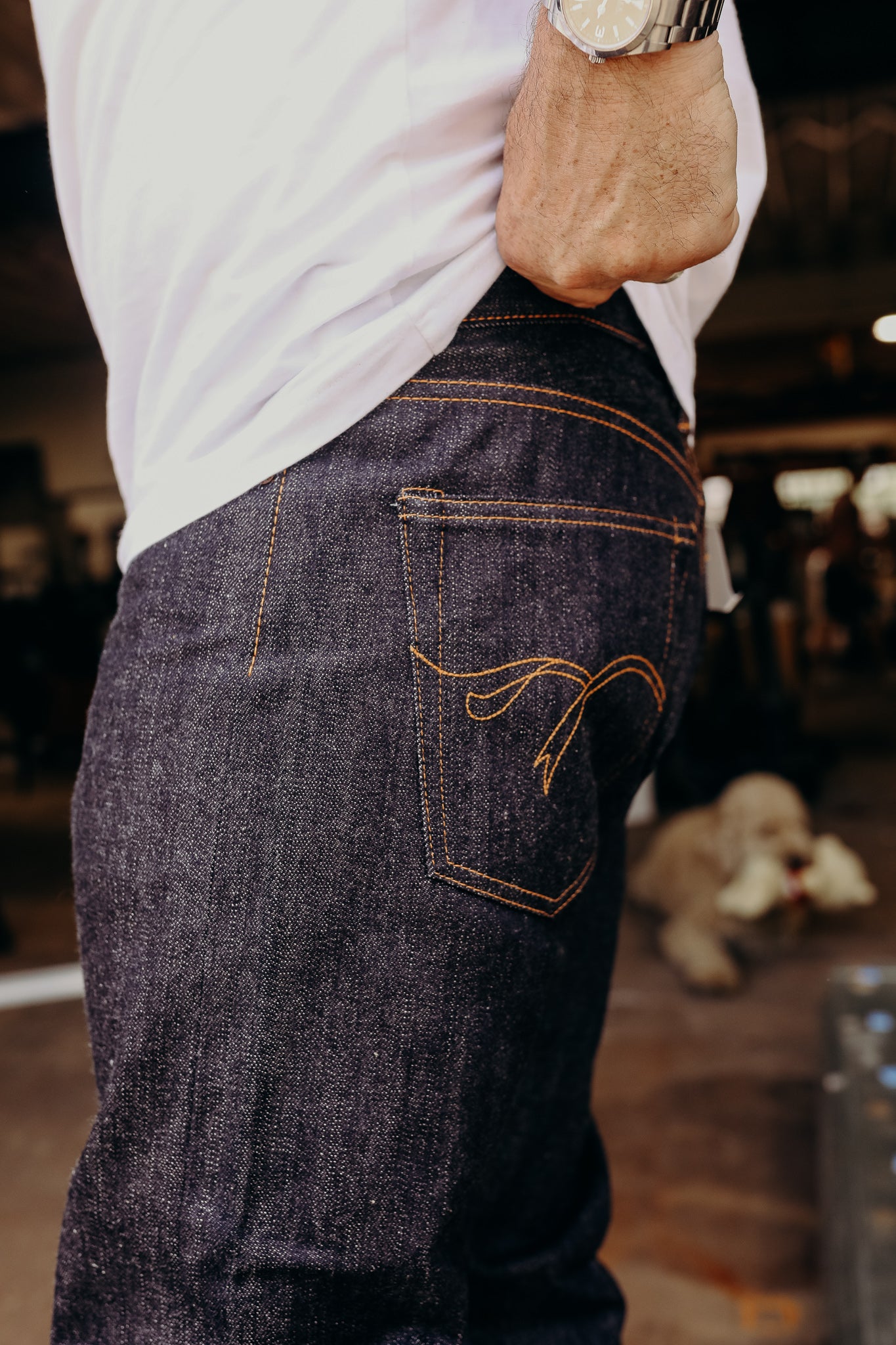 The Flat Head 14.5oz 3009 Tapered Straight