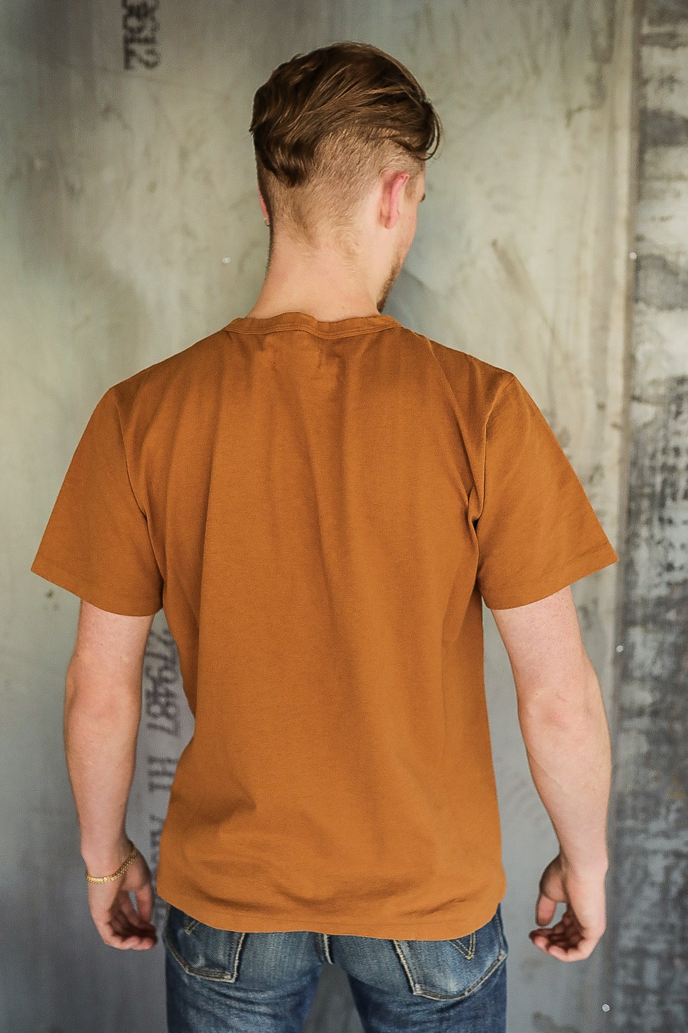 9 Ounce Pocket T-Shirt - Tobacco