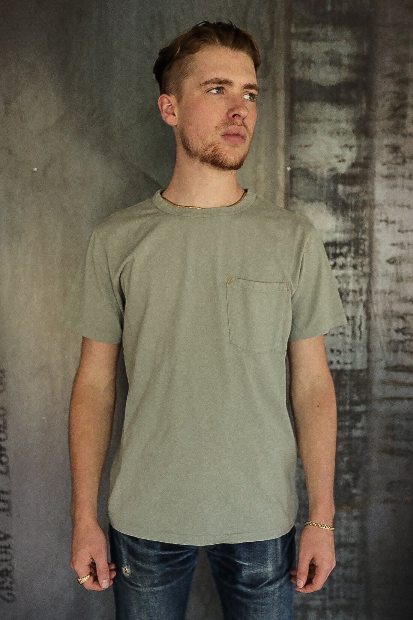 9 Ounce Pocket T-shirt Sage