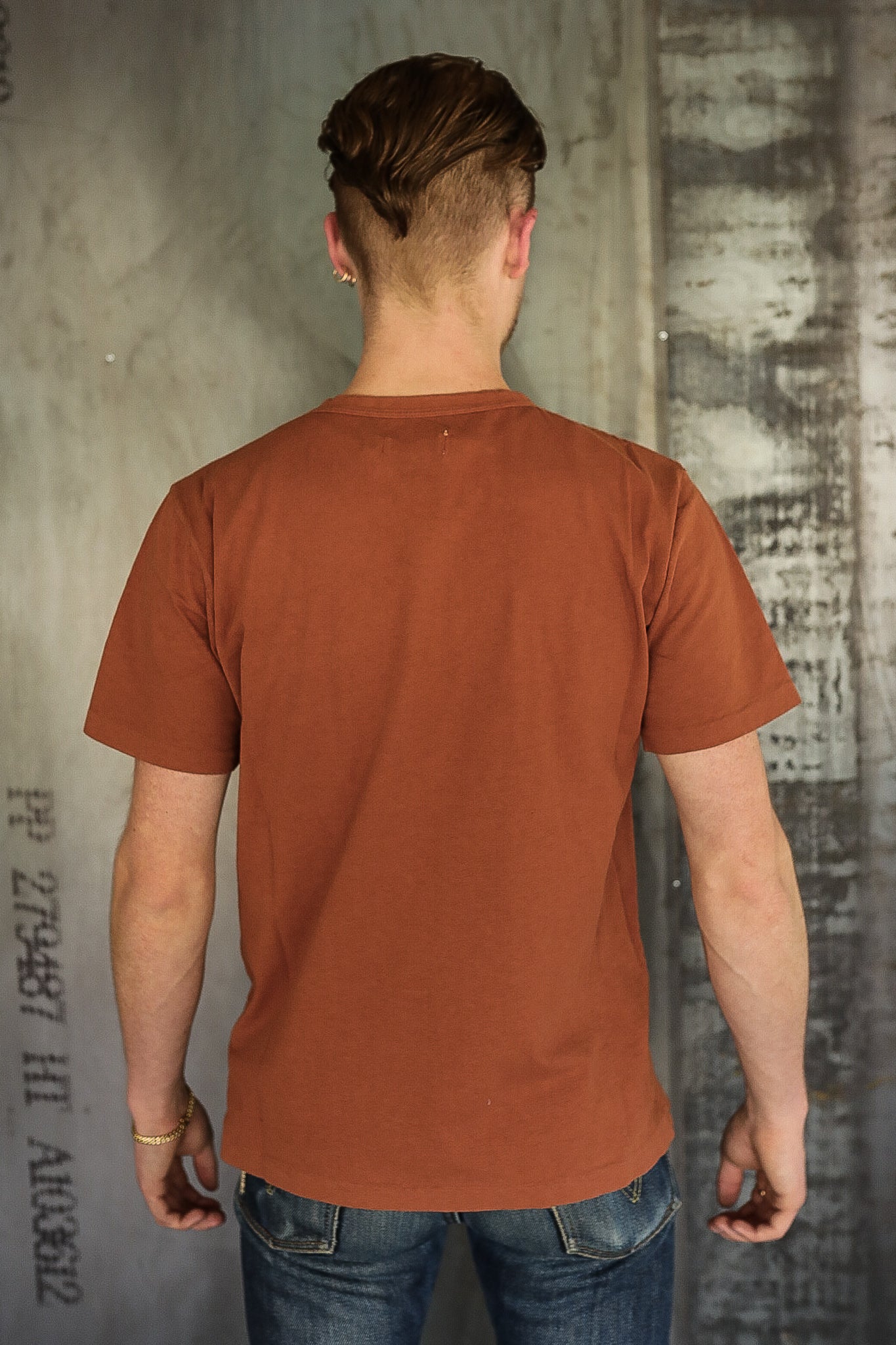 9 Ounce Pocket T-Shirt - Rust
