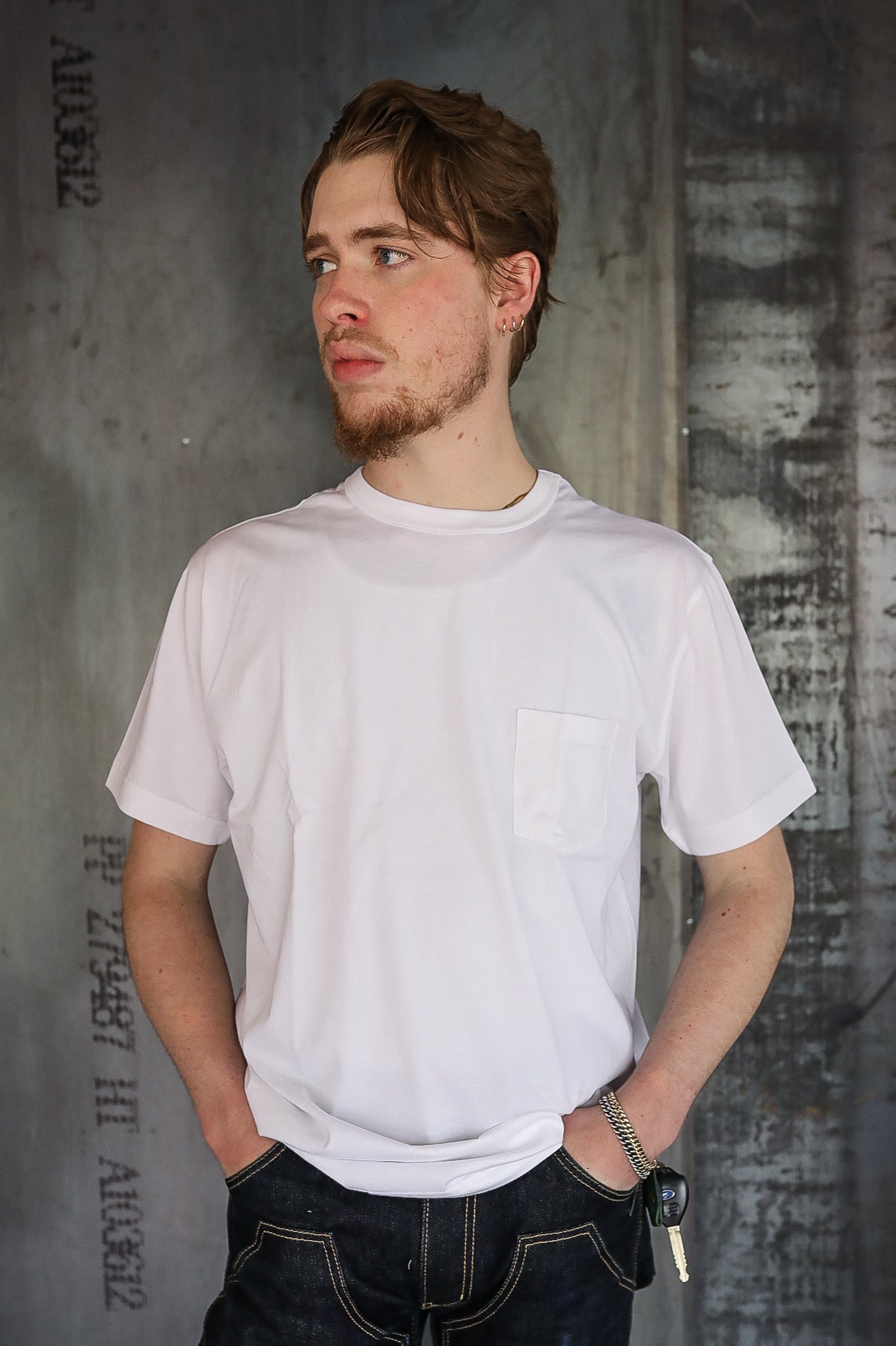 White Pima Pocket T-Shirt (2 pack)