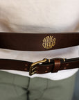 Danko Leather Belt - Brown