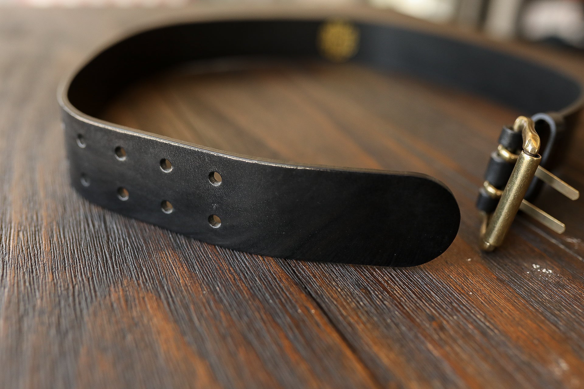 DANKO LEATHER BELT - BLACK