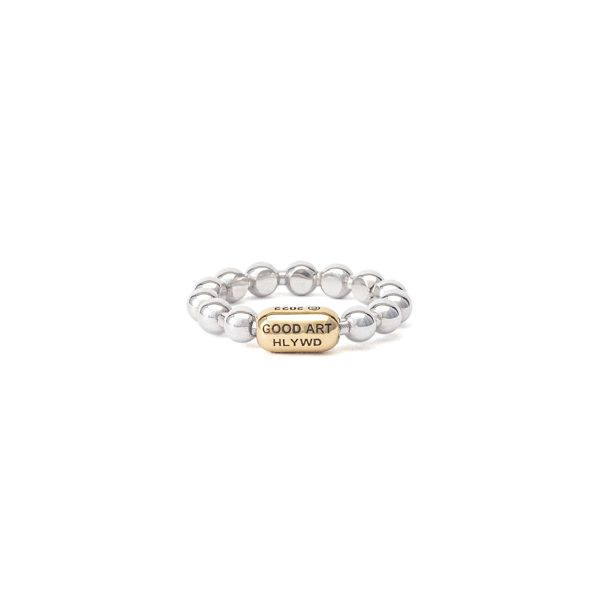 2-TONE BALL CHAIN RING A (