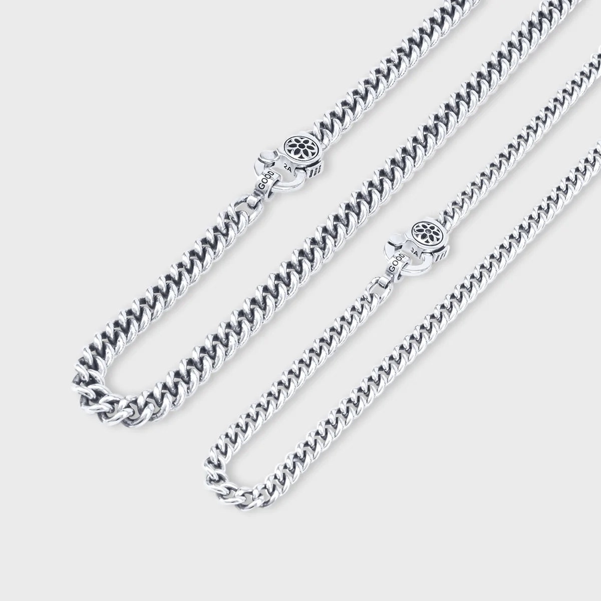 CURB CHAIN NECKLACE - A - 24&quot;