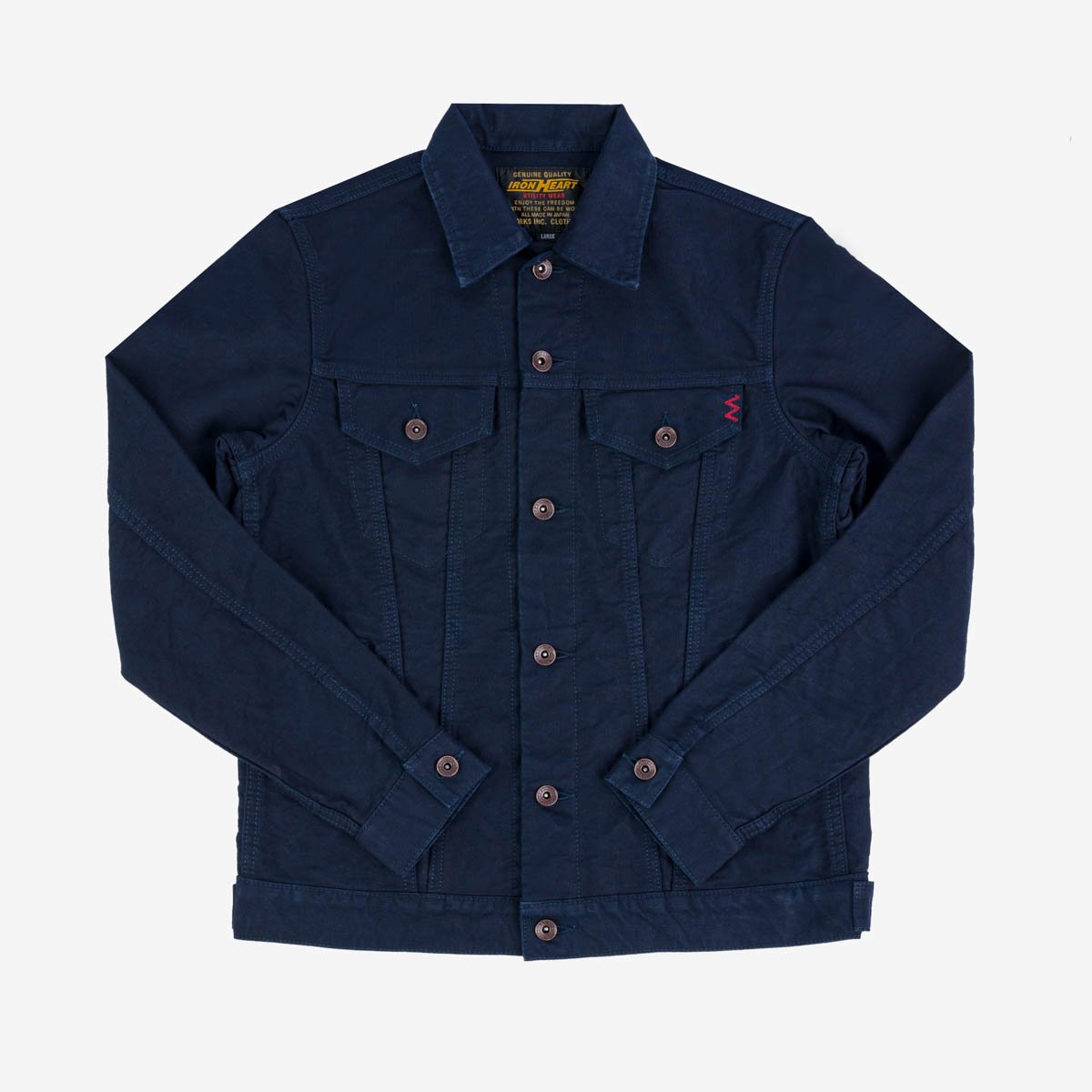 12oz Whipcord Modified Type III Jacket Indigo