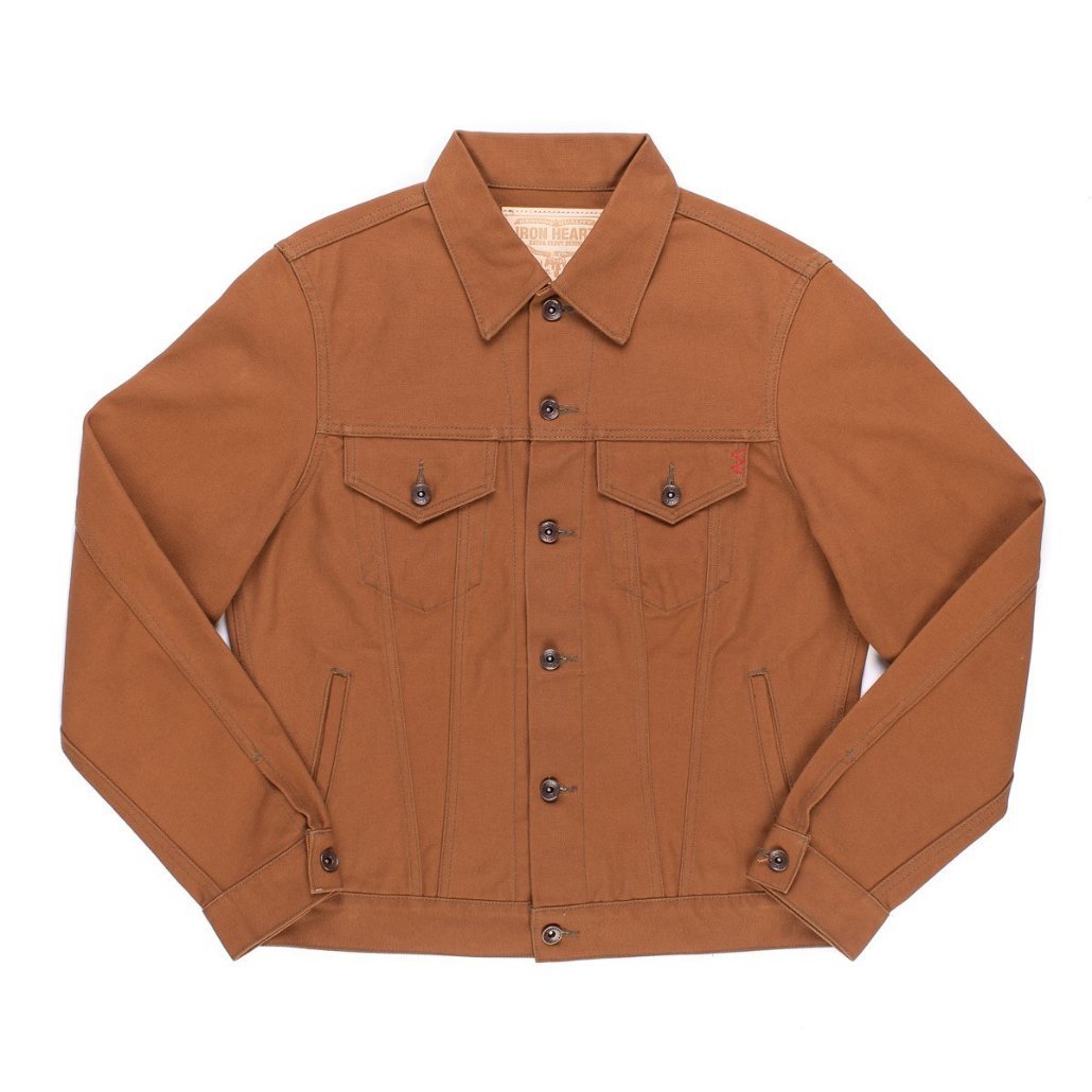 IH-2526j 17oz Duck Modified Type III Jacket - Brown