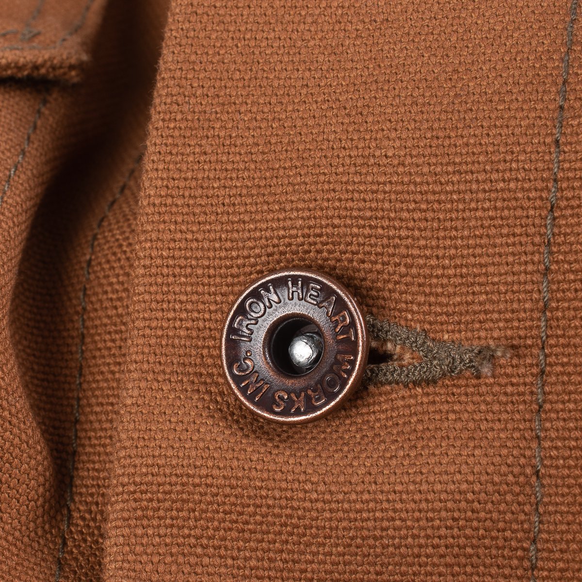 IH-2526j 17oz Duck Modified Type III Jacket - Brown