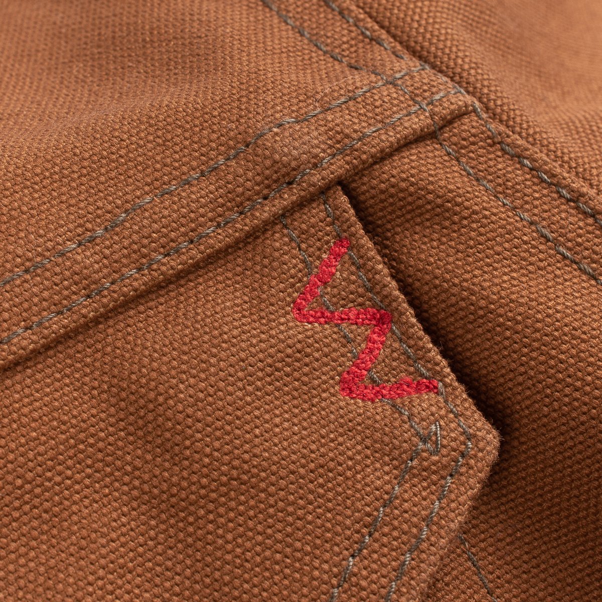 IH-2526j 17oz Duck Modified Type III Jacket - Brown