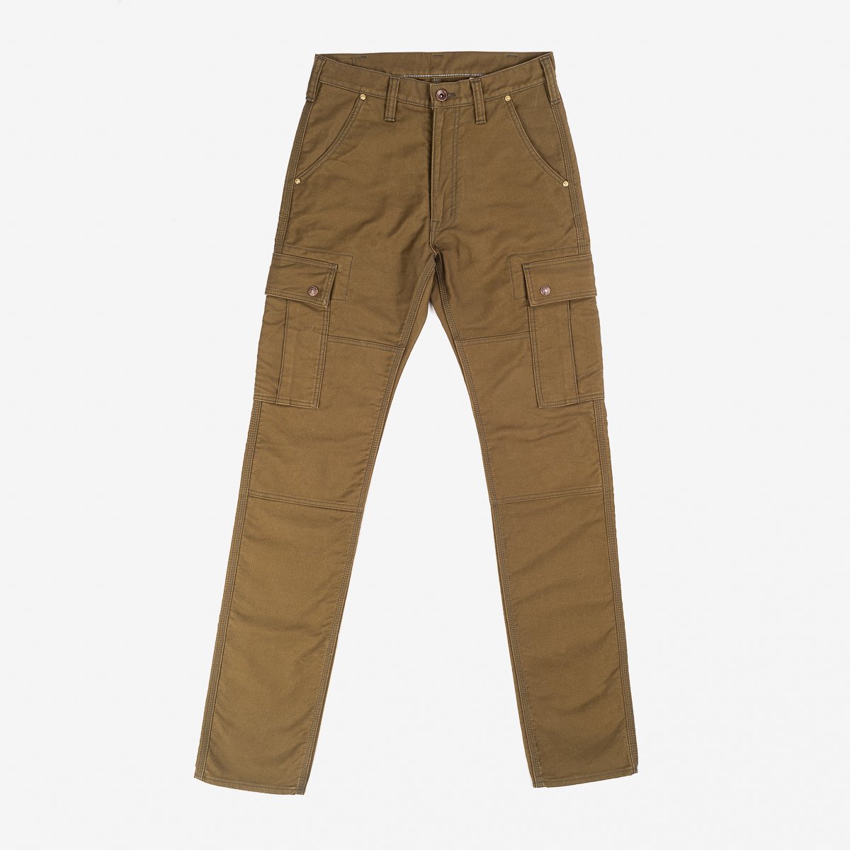 Iron heart 11oz Cotton Whipcord Cargo Pants - Olive