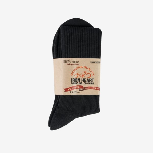 IHG-029-BLK Iron Heart Engineer Socks - Black