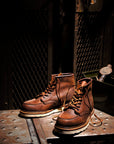 Moc toe Men's 6" Copper Rough & Tough Leather 1907